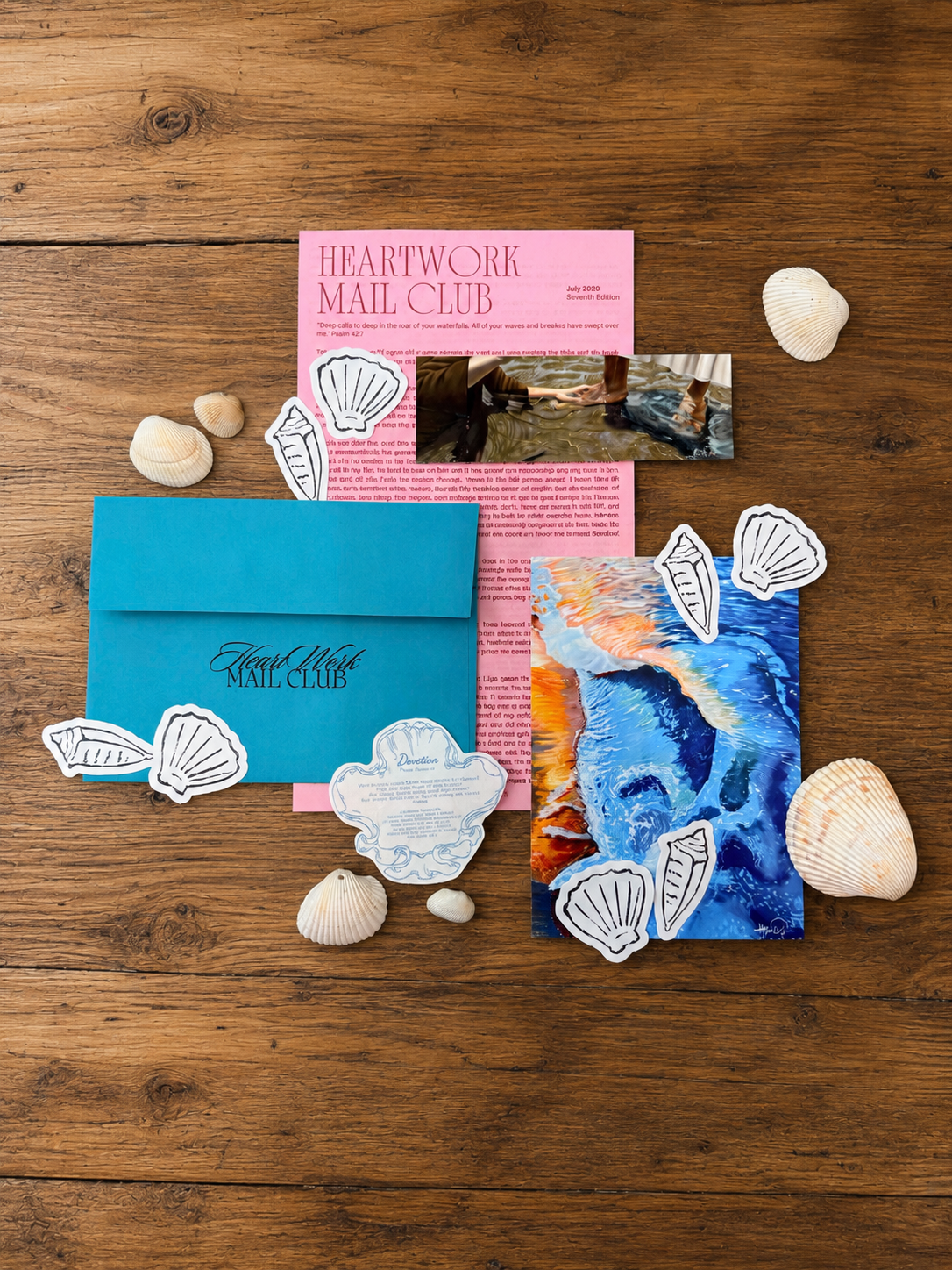 July Limited edition Mail Club extras
