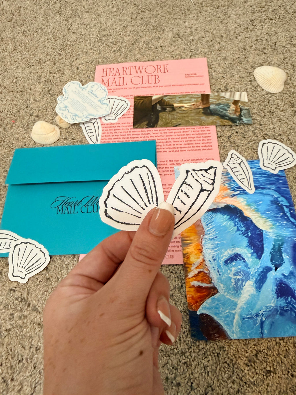 July Limited edition Mail Club extras