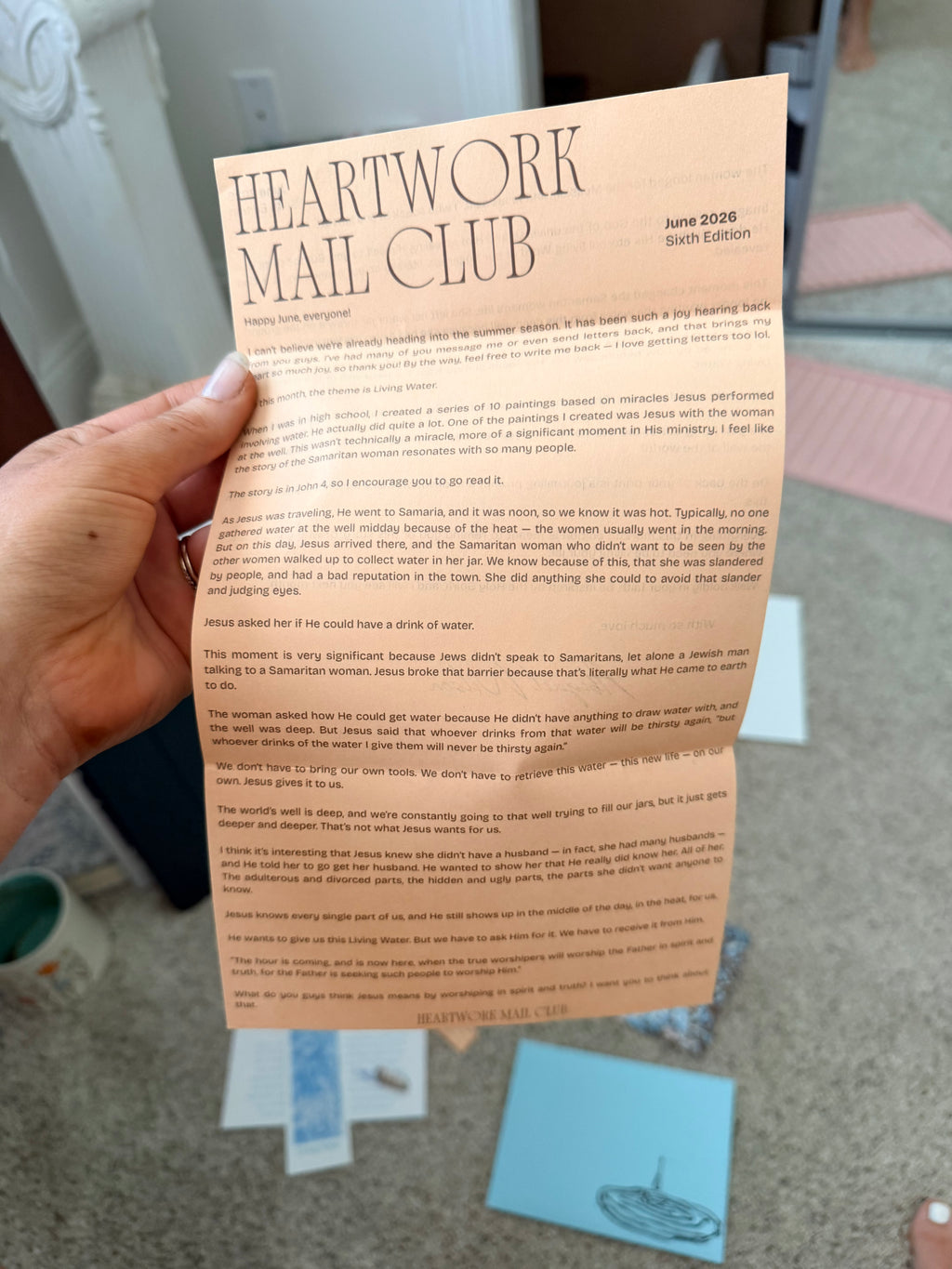 Limited June Edition of Heartwork Mail Club