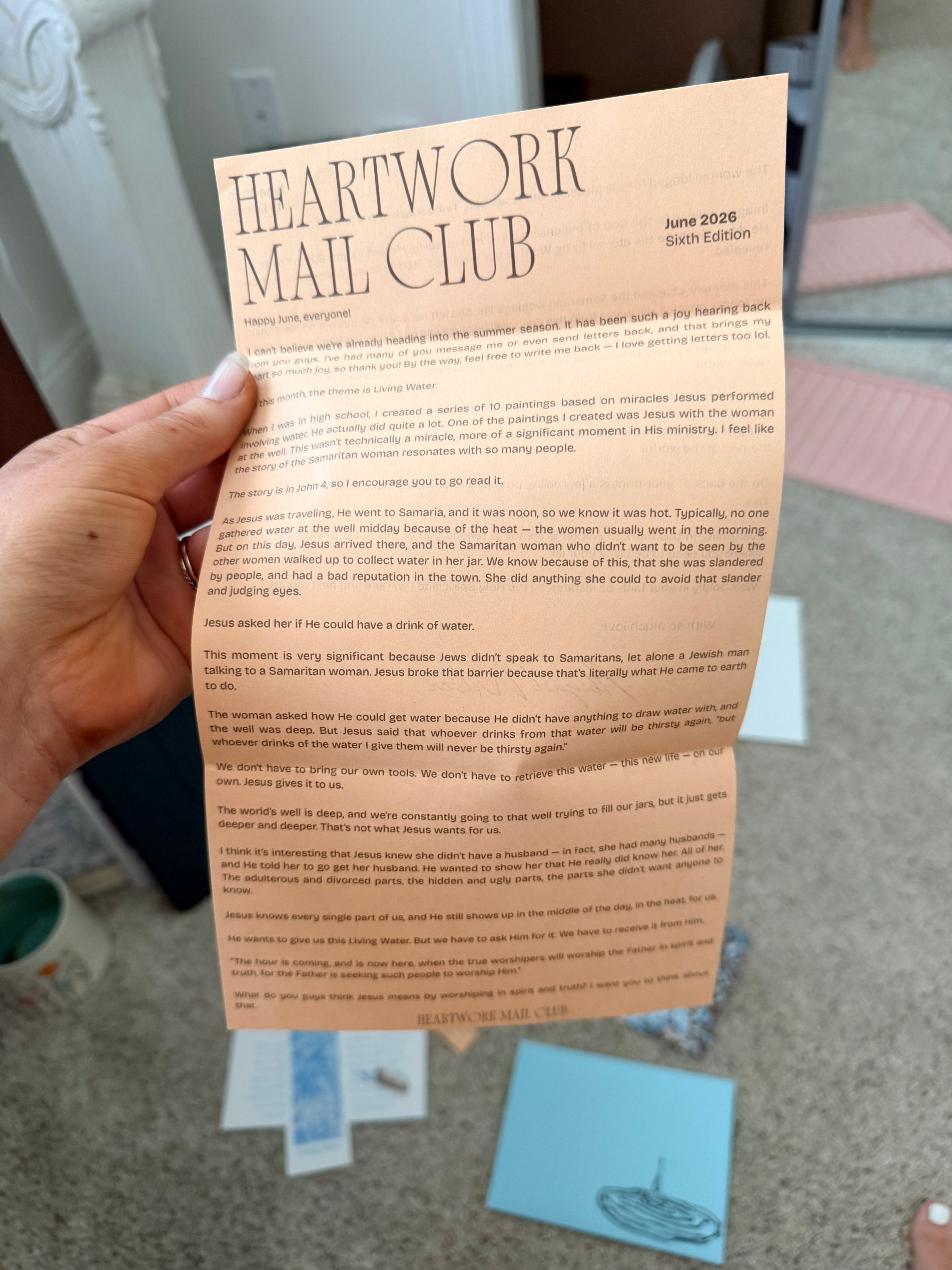 Limited June Edition of Heartwork Mail Club